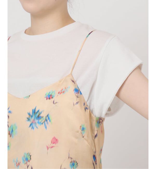 IENA LA BOUCLE「IENA LA BOUCLE ボタニカルプリントキャミソールドレス」|ワンピース|