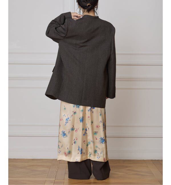 IENA LA BOUCLE「IENA LA BOUCLE ボタニカルプリントキャミソールドレス」|ワンピース|