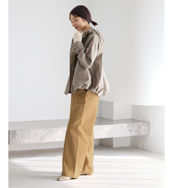 IENA「コットンキャンバスバックイージーパンツ」|その他|