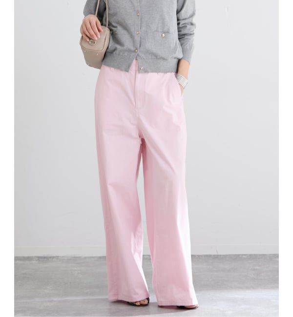 IENA「コットンキャンバスバックイージーパンツ」|その他|