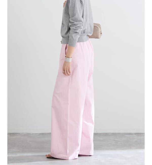 IENA「コットンキャンバスバックイージーパンツ」|その他|