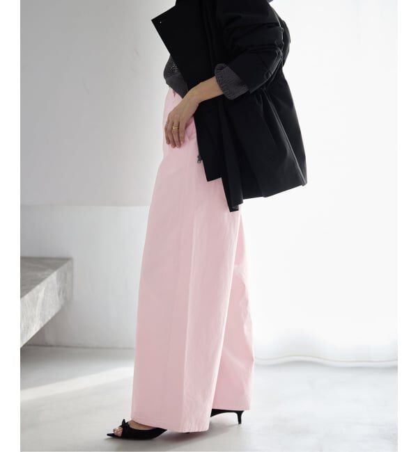 IENA「コットンキャンバスバックイージーパンツ」|その他|