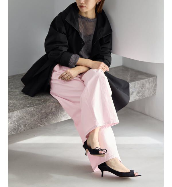 IENA「コットンキャンバスバックイージーパンツ」|その他|