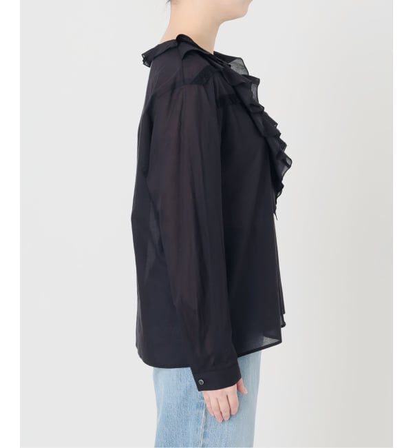 IENA「レーストリムフリルブラウス」|シャツ・ブラウス|