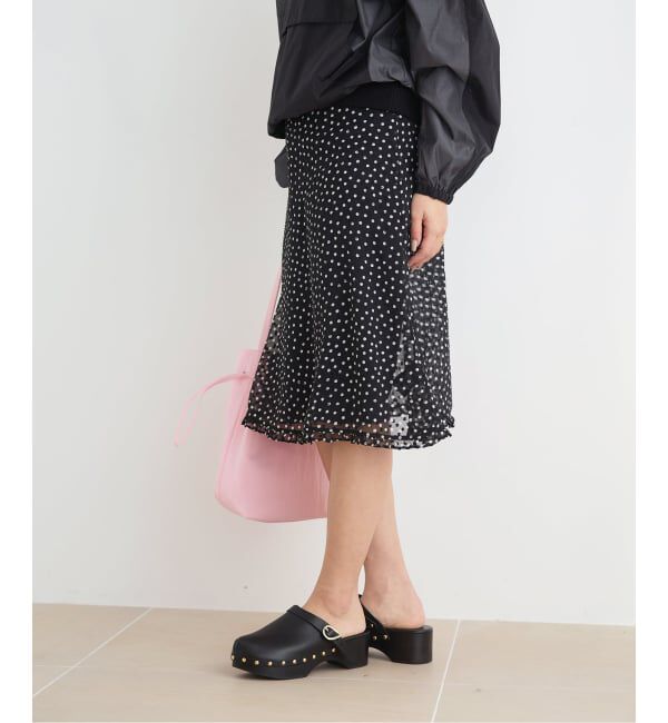 IENA LA BOUCLE「IENA LA BOUCLE シアードットスカート」|スカート|