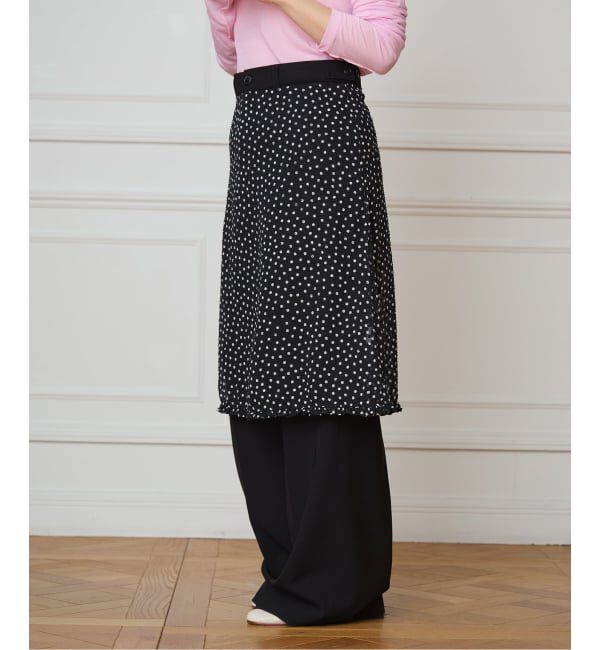 IENA LA BOUCLE「IENA LA BOUCLE シアードットスカート」|スカート|