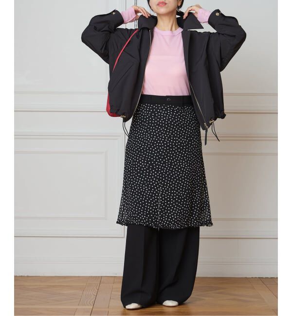 IENA LA BOUCLE「IENA LA BOUCLE シアードットスカート」|スカート|