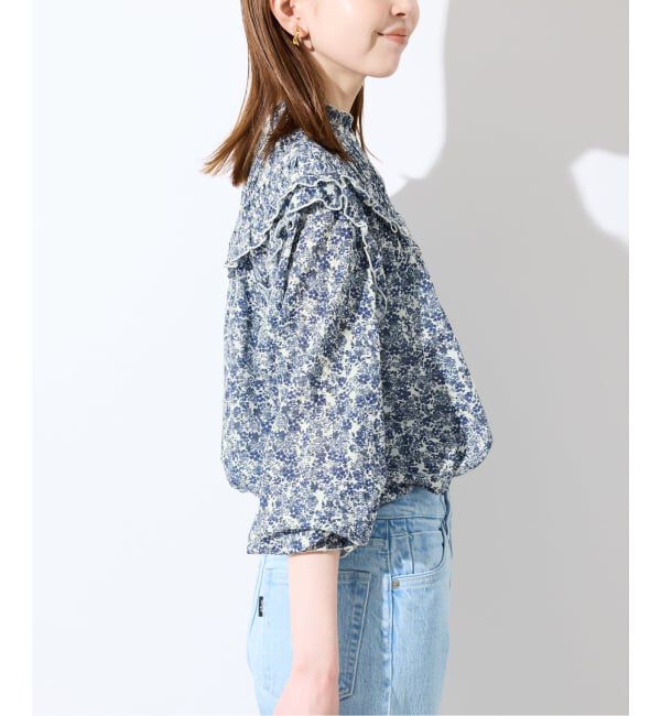 SLOBE IENA「《WEB限定》フリルピンタックブラウス」|シャツ・ブラウス|