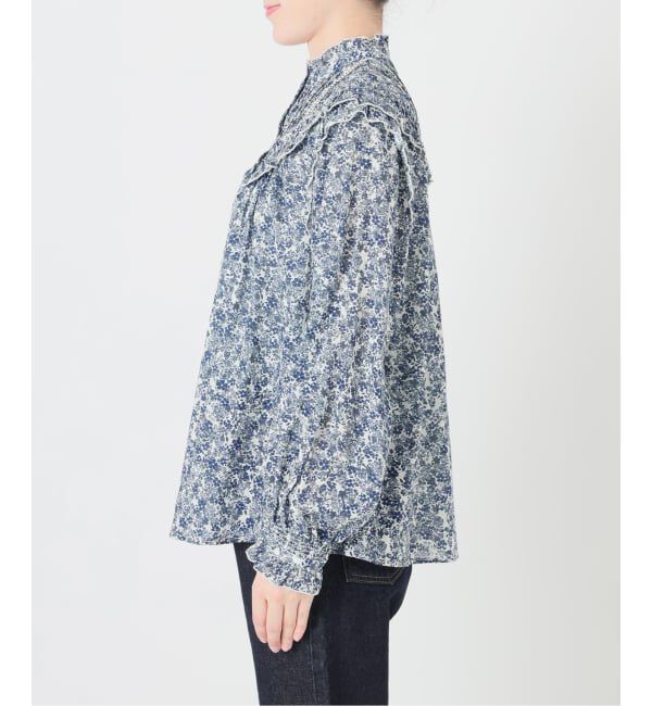 SLOBE IENA「《WEB限定》フリルピンタックブラウス」|シャツ・ブラウス|