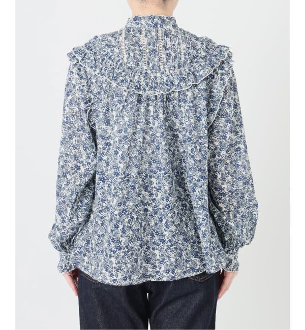 SLOBE IENA「《WEB限定》フリルピンタックブラウス」|シャツ・ブラウス|