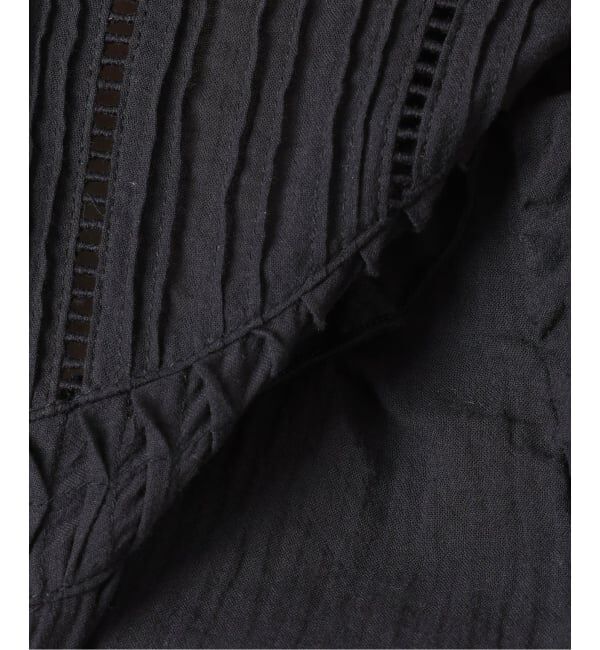 SLOBE IENA「《WEB限定》フリルピンタックブラウス」|シャツ・ブラウス|