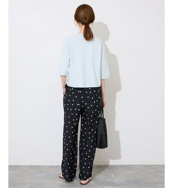 SLOBE IENA「《WEB限定/遮熱/UVカット/追加予約》ハーフスリーブニットカーディガン」|カーディガン|