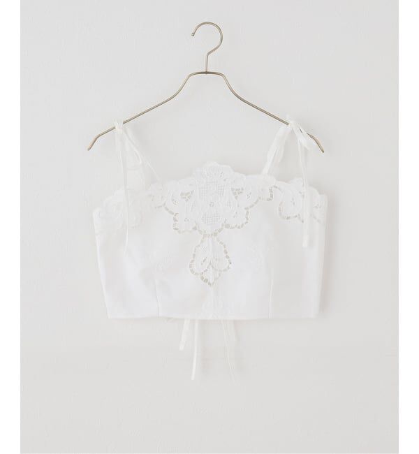 IENA LA BOUCLE「HERITER エリテ cutwork parts busitier H0-00-3085」|シャツ・ブラウス|