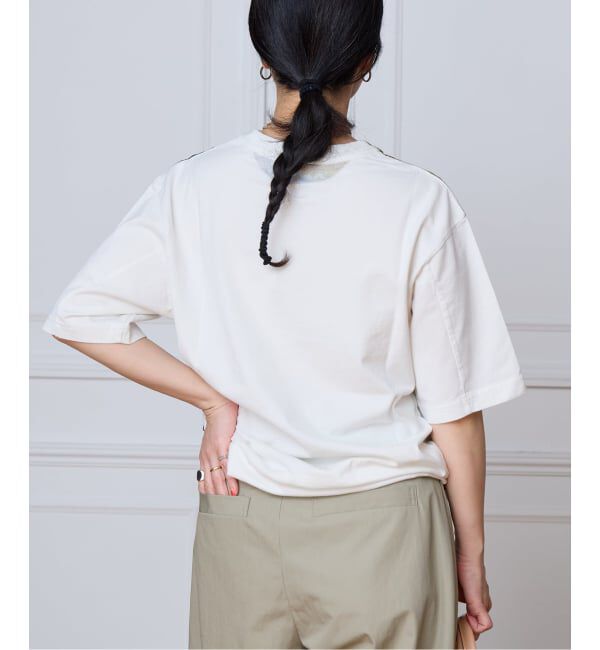 IENA LA BOUCLE「seya. セヤ PRINTED TSHIRT NK07122J19」|Tシャツ・カットソー|