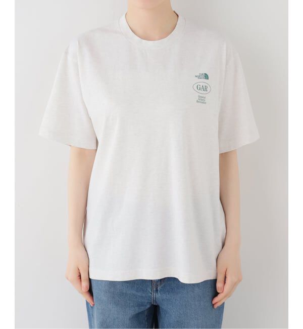 SLOBE IENA「THE NORTH FACE/ザ ノース フェイス GAR Smaller Typographic S/S Tee NT32667」|Tシャツ・カットソー|グレーA