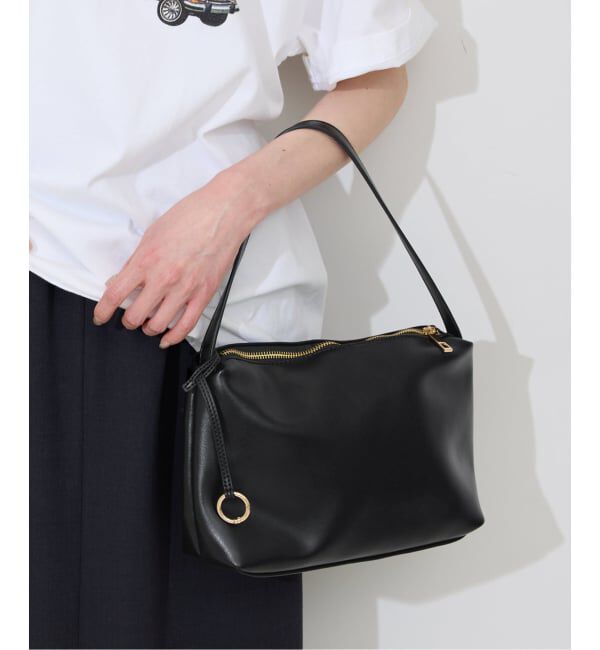 SLOBE IENA「《追加予約》SLOBE スクエアハンドルバッグ」|ハンドバッグ|