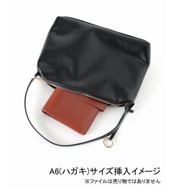 SLOBE IENA「《追加予約》SLOBE スクエアハンドルバッグ」|ハンドバッグ|