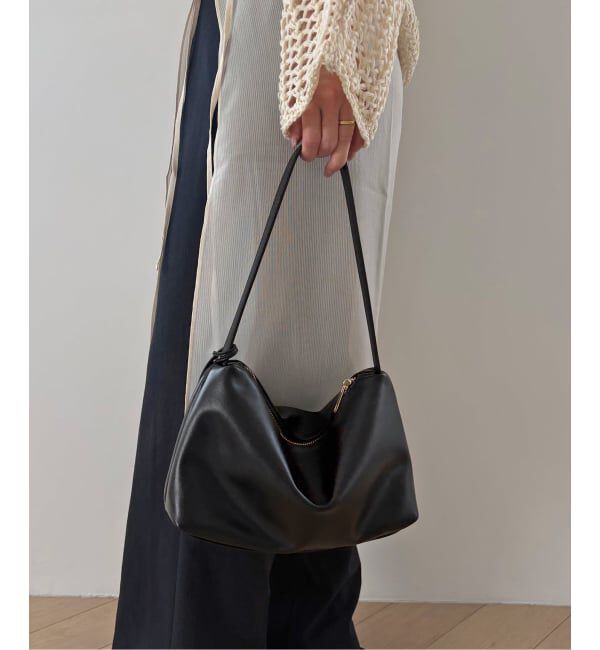 SLOBE IENA「《追加予約》SLOBE スクエアハンドルバッグ」|ハンドバッグ|