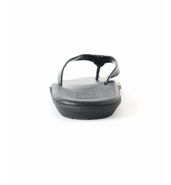 EDIFICE「ISLAND SLIPPER(アイランドスリッパ) 別注クロコ ナローストラップサンダル」|サンダル|