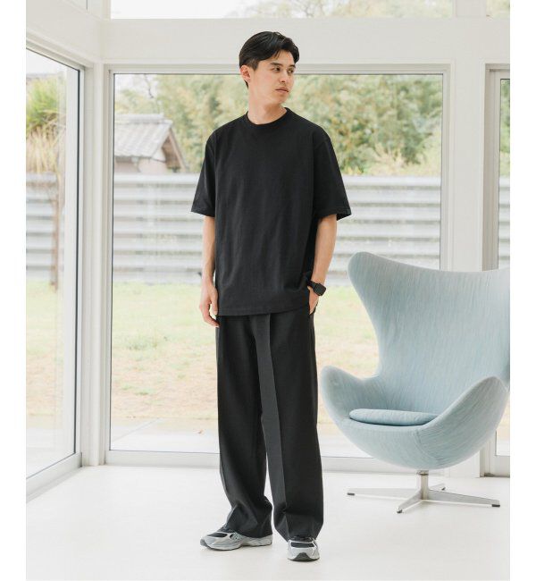 EDIFICE「LOOPWHEELER for LOWERCASE ツリテンジク ビッグTシャツ」|Tシャツ・カットソー|