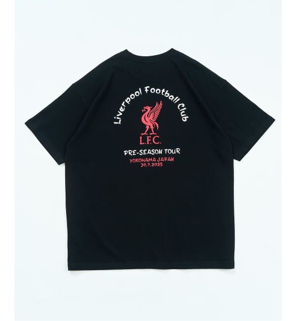 Liverpool FC「【Liverpool FC / リバプール FC】 ASIAN FONT PRINT Tシャツ」|Tシャツ・カットソー|ブラック
