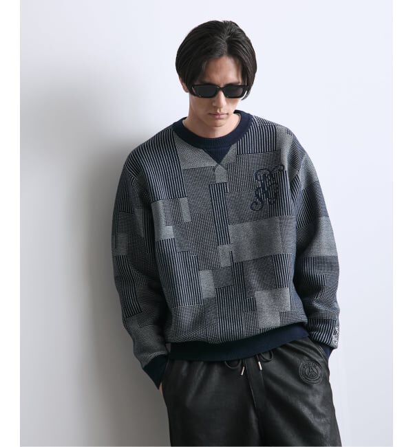 Paris Saint-Germain「【Paris Saint-Germain / パリ・サン＝ジェルマン】 JP Panel Sweat Knit」|ニット・セーター|