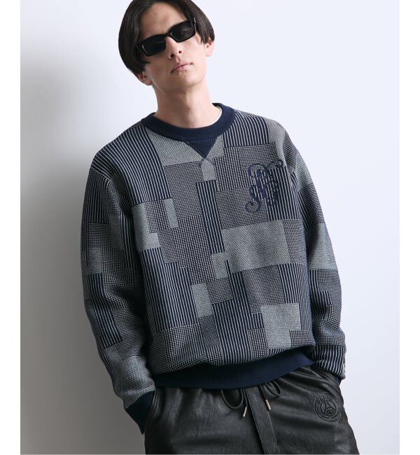 Paris Saint-Germain「【Paris Saint-Germain / パリ・サン＝ジェルマン】 JP Panel Sweat Knit」|ニット・セーター|