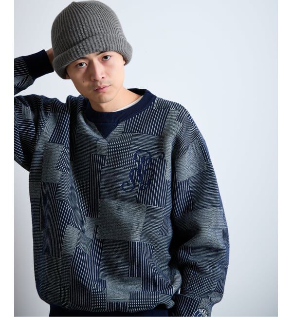 Paris Saint-Germain「【Paris Saint-Germain / パリ・サン＝ジェルマン】 JP Panel Sweat Knit」|ニット・セーター|