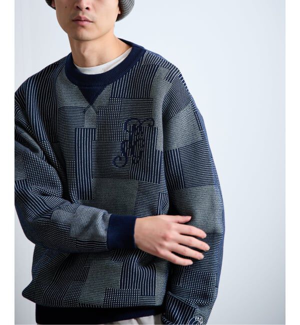Paris Saint-Germain「【Paris Saint-Germain / パリ・サン＝ジェルマン】 JP Panel Sweat Knit」|ニット・セーター|