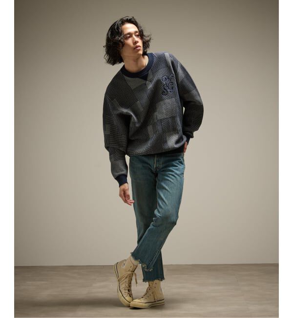 Paris Saint-Germain「【Paris Saint-Germain / パリ・サン＝ジェルマン】 JP Panel Sweat Knit」|ニット・セーター|