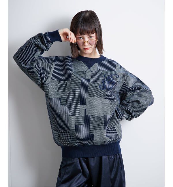 Paris Saint-Germain「【Paris Saint-Germain / パリ・サン＝ジェルマン】 JP Panel Sweat Knit」|ニット・セーター|