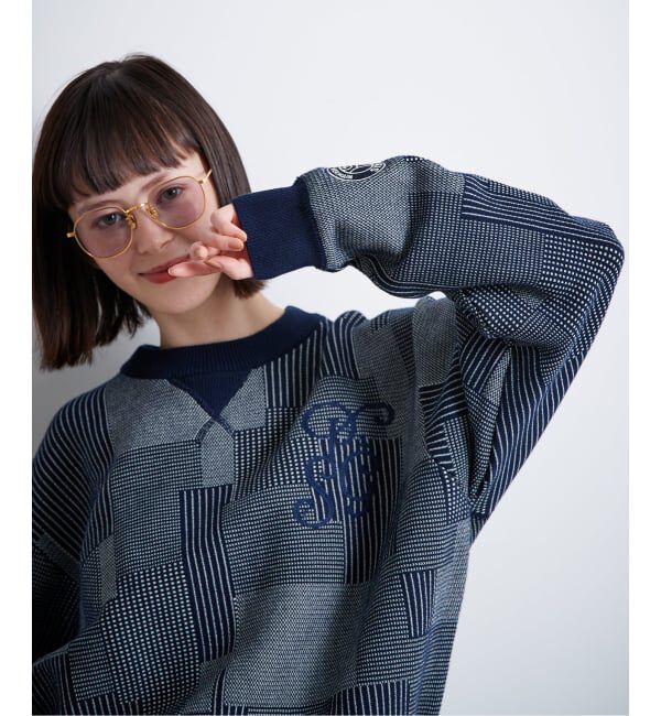 Paris Saint-Germain「【Paris Saint-Germain / パリ・サン＝ジェルマン】 JP Panel Sweat Knit」|ニット・セーター|