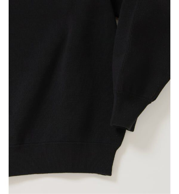 EDIFICE「PLATING ワッフル クルーネックニット」|ニット・セーター|