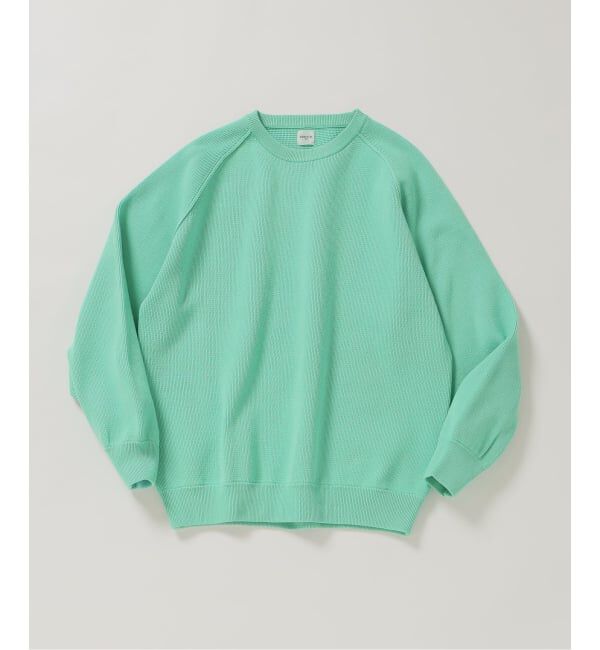 EDIFICE「PLATING ワッフル クルーネックニット」|ニット・セーター|