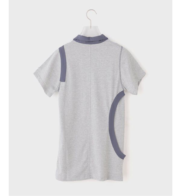 PULP「【Geek Office / ギークオフィス】OPEN YY / Knitted CURVED BUTTON PANEL TEE」|ポロシャツ|