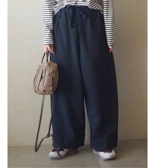 journal standard luxe「30ウラケ プランプパンツ」|その他|ブラック