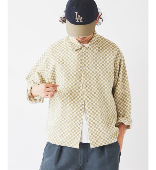 JOURNAL STANDARD relume「INDIA COTTON &rdquo;チェッカー&rdquo; クロシェシャツ」|シャツ・ブラウス|