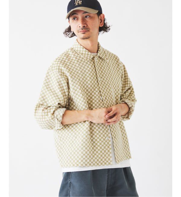 JOURNAL STANDARD relume「INDIA COTTON &rdquo;チェッカー&rdquo; クロシェシャツ」|シャツ・ブラウス|