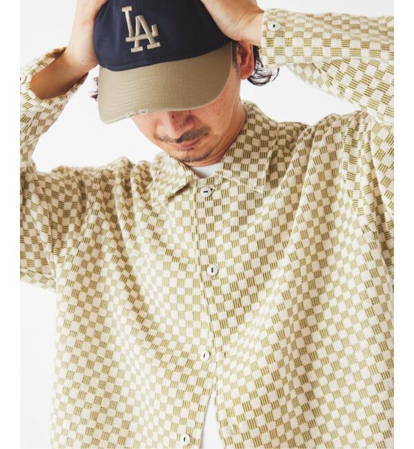 JOURNAL STANDARD relume「INDIA COTTON &rdquo;チェッカー&rdquo; クロシェシャツ」|シャツ・ブラウス|
