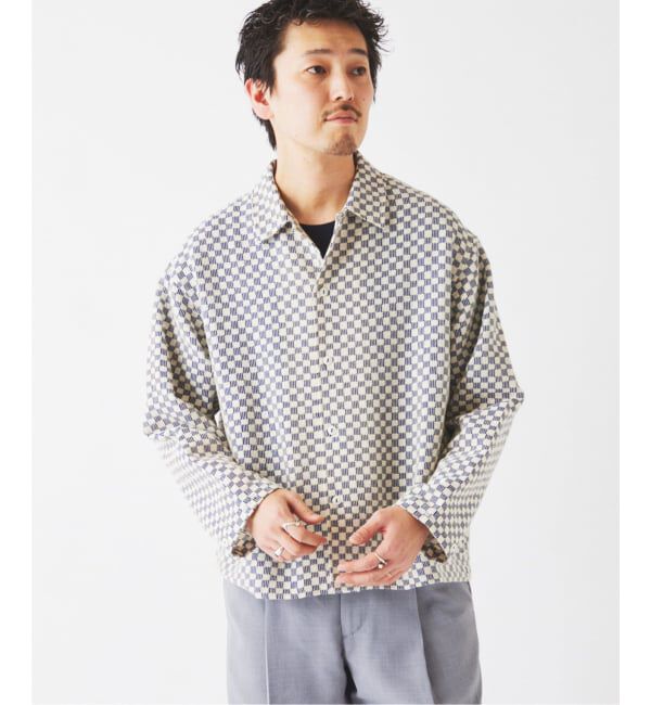 JOURNAL STANDARD relume「INDIA COTTON &rdquo;チェッカー&rdquo; クロシェシャツ」|シャツ・ブラウス|
