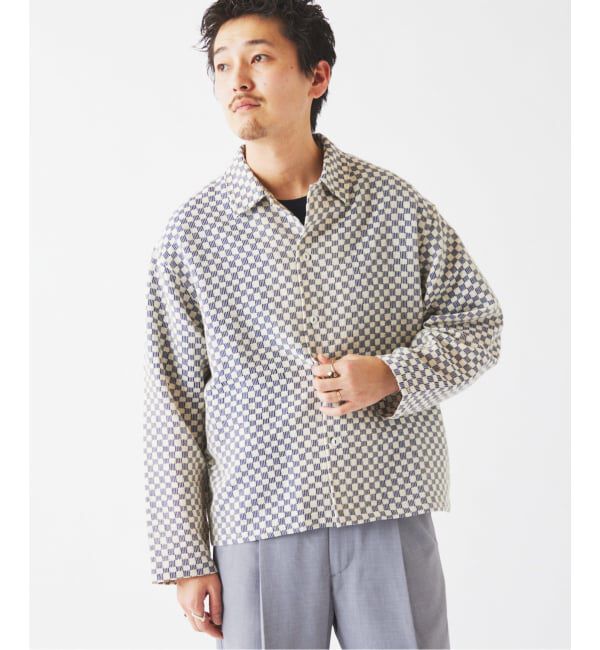 JOURNAL STANDARD relume「INDIA COTTON &rdquo;チェッカー&rdquo; クロシェシャツ」|シャツ・ブラウス|