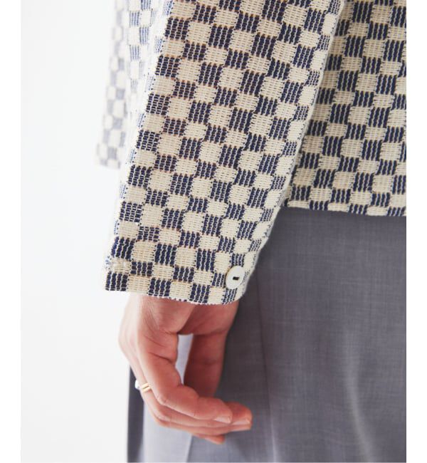 JOURNAL STANDARD relume「INDIA COTTON &rdquo;チェッカー&rdquo; クロシェシャツ」|シャツ・ブラウス|