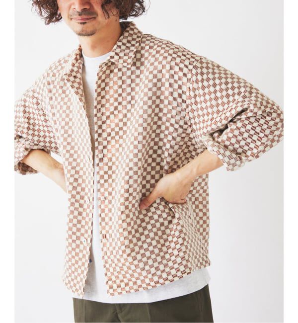 JOURNAL STANDARD relume「INDIA COTTON &rdquo;チェッカー&rdquo; クロシェシャツ」|シャツ・ブラウス|