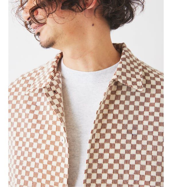 JOURNAL STANDARD relume「INDIA COTTON &rdquo;チェッカー&rdquo; クロシェシャツ」|シャツ・ブラウス|