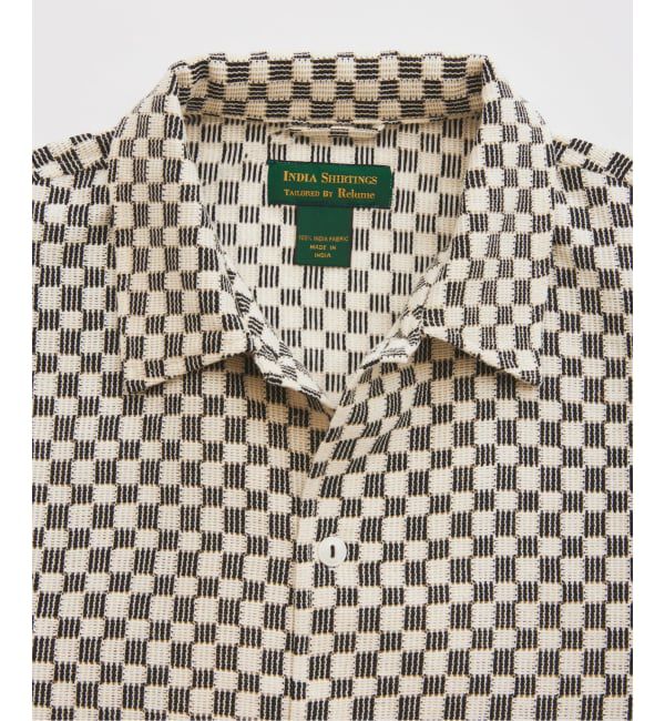 JOURNAL STANDARD relume「INDIA COTTON &rdquo;チェッカー&rdquo; クロシェシャツ」|シャツ・ブラウス|