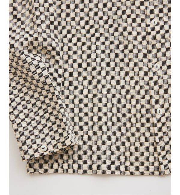 JOURNAL STANDARD relume「INDIA COTTON &rdquo;チェッカー&rdquo; クロシェシャツ」|シャツ・ブラウス|
