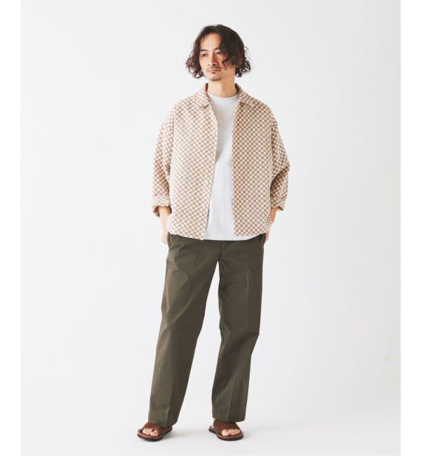 JOURNAL STANDARD relume「INDIA COTTON &rdquo;チェッカー&rdquo; クロシェシャツ」|シャツ・ブラウス|