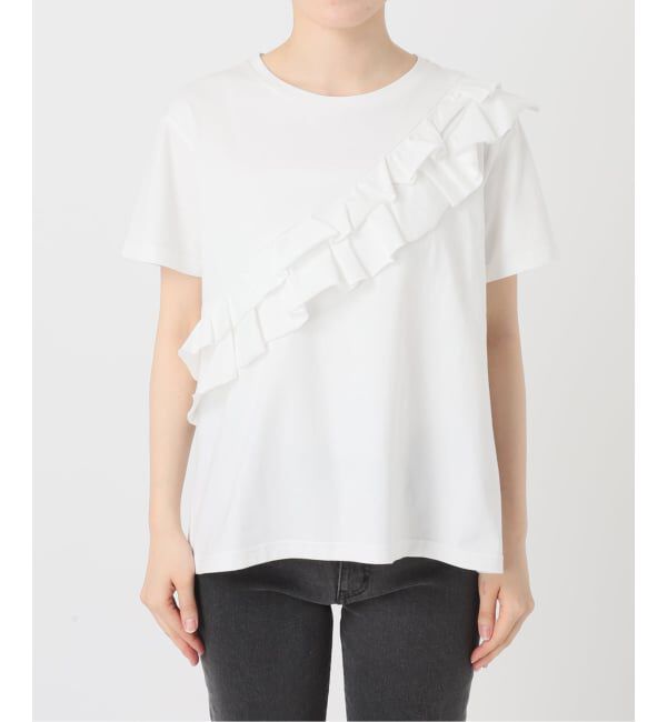 JOURNAL STANDARD relume「《WEB限定追加》アシンメトリーフリルTEE」|Tシャツ・カットソー|