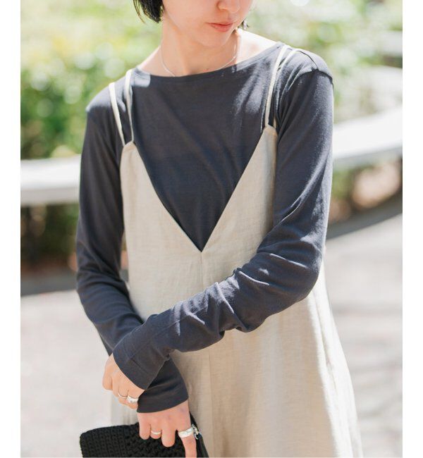 Spick and Span「《追加2》シアーボートネックプルオーバー」|Tシャツ・カットソー|