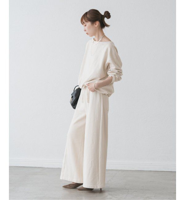 NOBLE「スビンコットンスウェットパンツ」|スラックス|